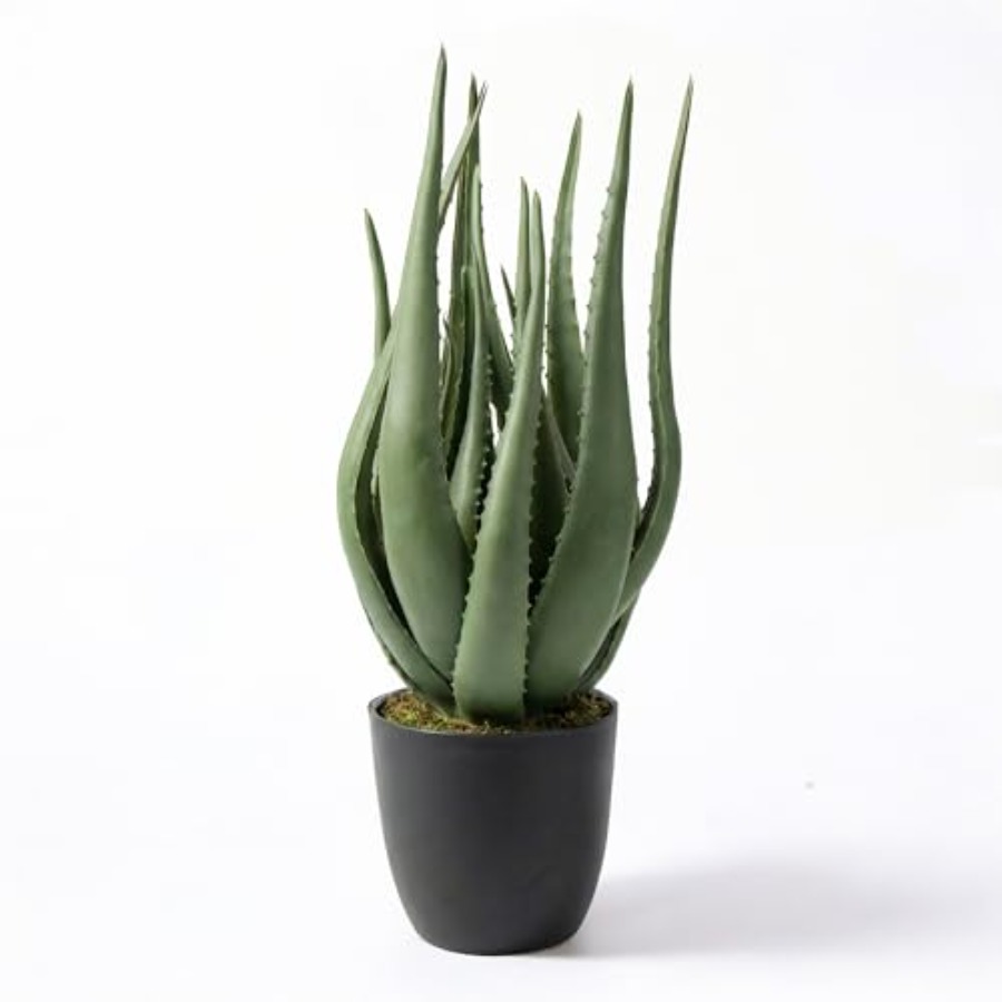 Large Potted Artificial Aloe V - Aloe Vera Pot ulasan dan harga