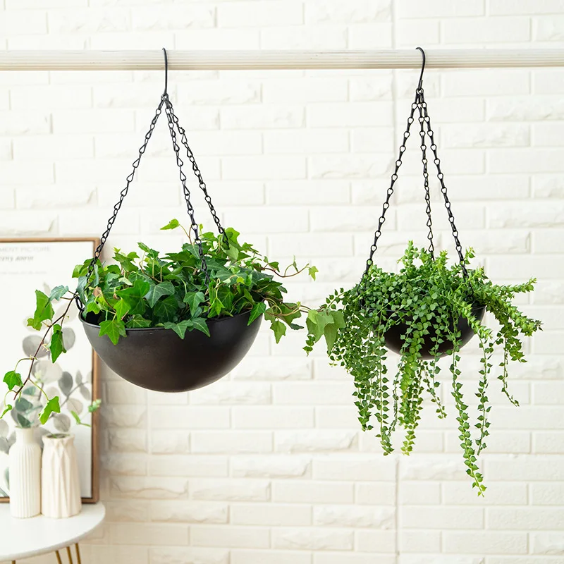 Wrought Iron Hanging Planter E - Spider Plant Hanging ulasan dan harga