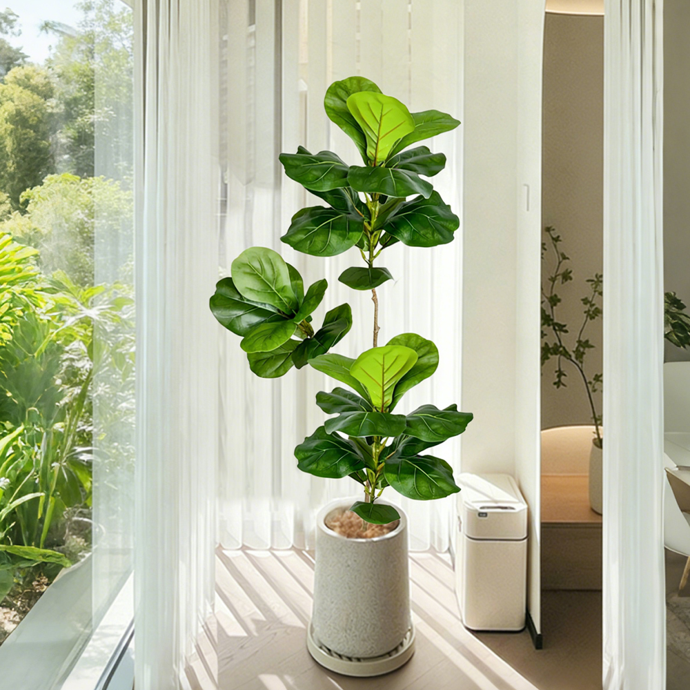 70-135cm Large Artificial Fidd - Ficus Lyrata Tree ulasan dan harga