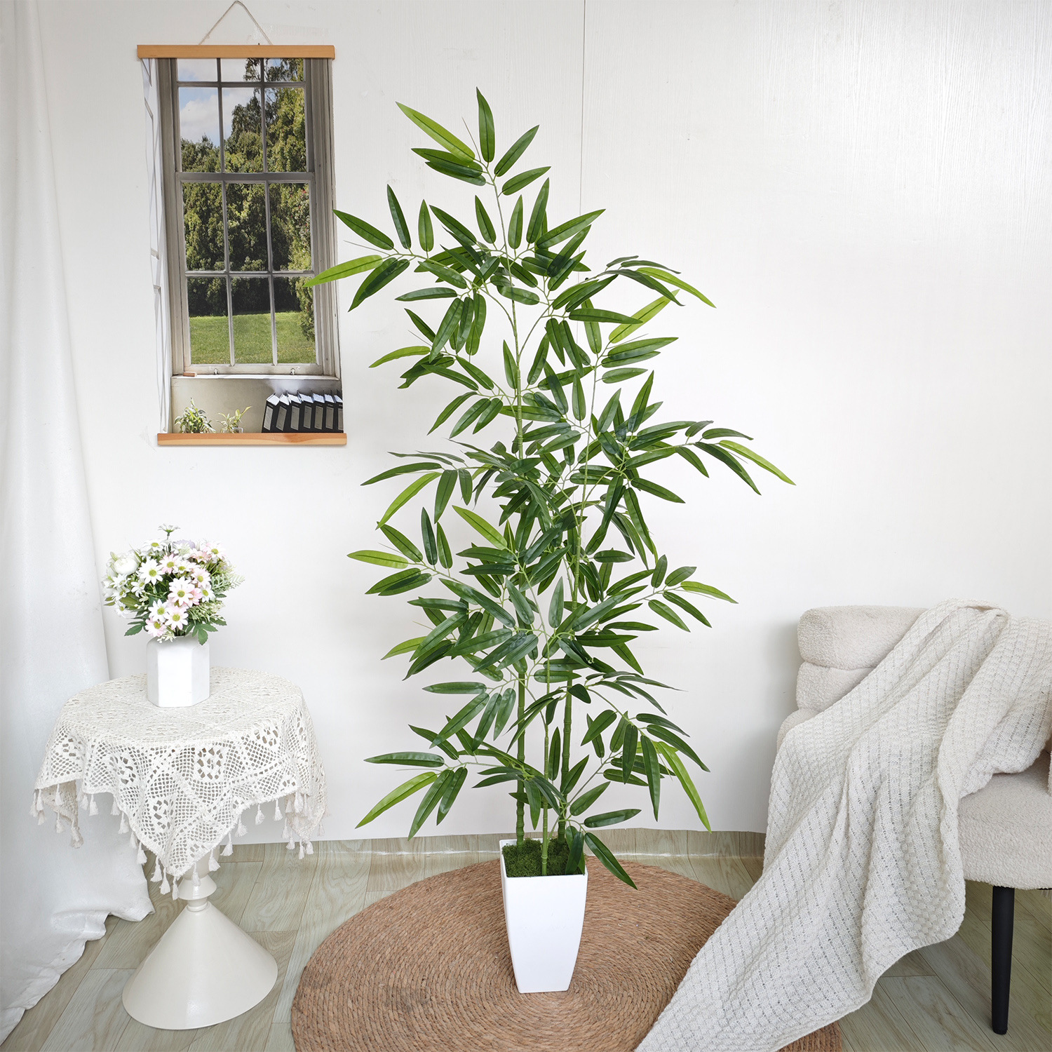 160/180CM Artificial Bamboo Po - Dracaena Marginata ulasan dan harga