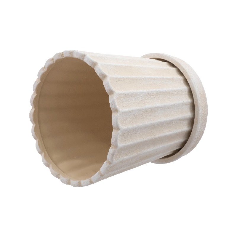 8 Inch Shell Planter Cream Cer - Aloe Vera Pot ulasan dan harga