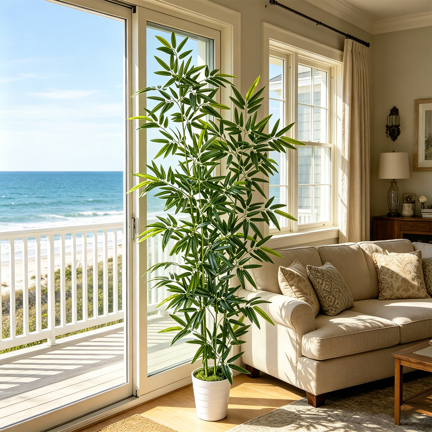 5.25FT-7.05FT Artificial Green - Dracaena Marginata ulasan dan harga
