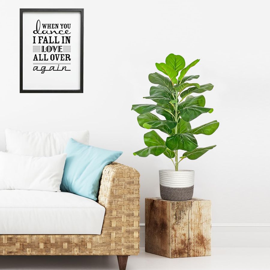 Artificial Fiddle Leaf Fig Tre - Ficus Lyrata Tree ulasan dan harga