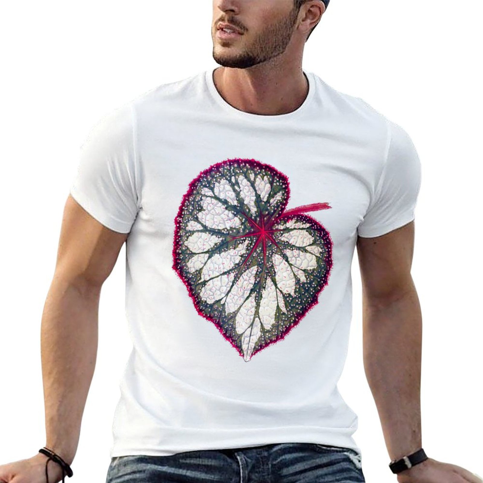 Begonia rex T-Shirt man graphi - Begonia Rex ulasan dan harga