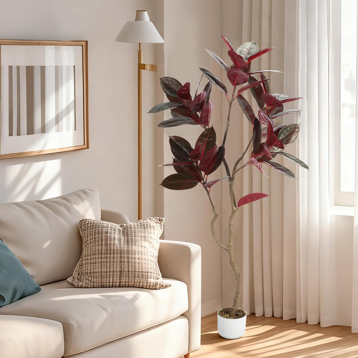 Artificial Fiddle Leaf Fig Tre - Ficus Lyrata Tree ulasan dan harga