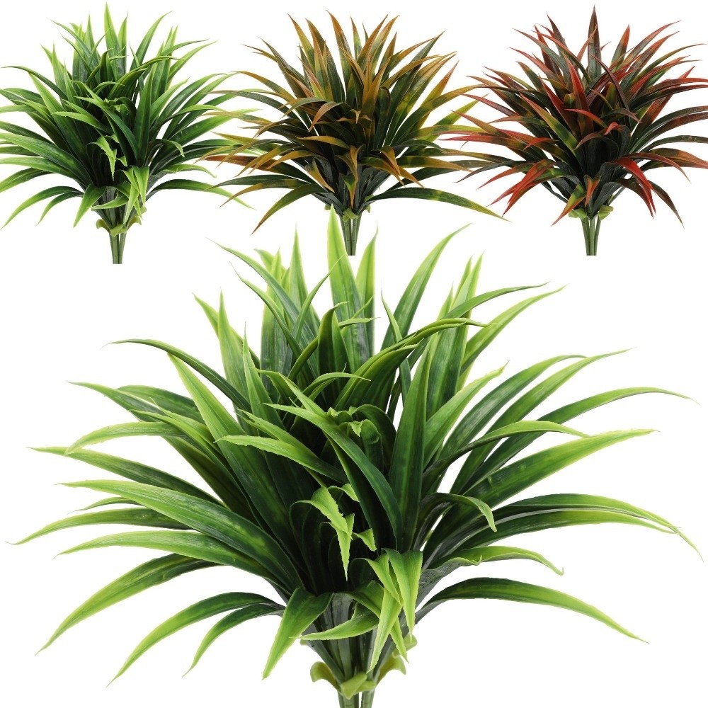 Realistic 42cm Artificial Orch - Spider Plant Hanging ulasan dan harga