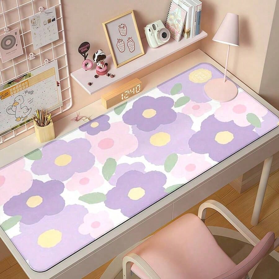 Purple Flower Mouse Pad - Larg - Tradescantia Purple ulasan dan harga