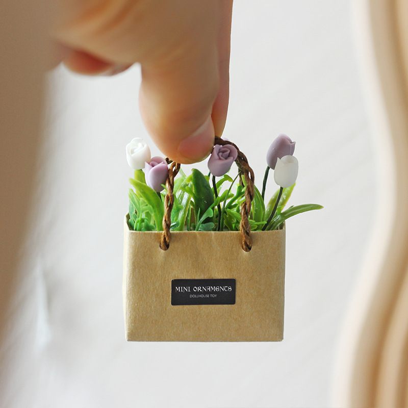 Dollhouse Miniature Simulation - Echeveria Succulent ulasan dan harga