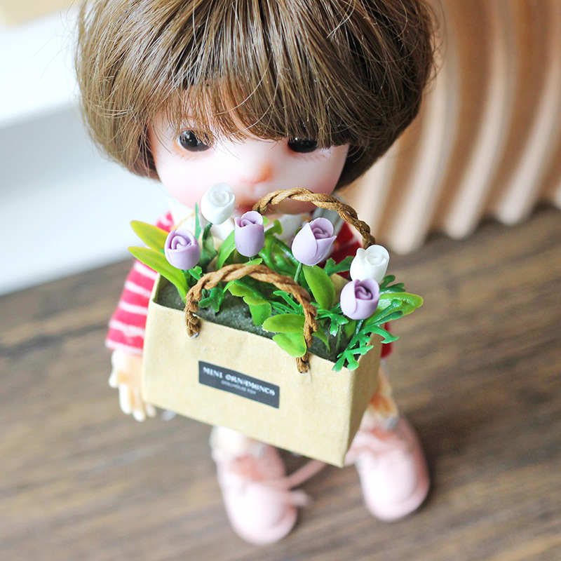 Dollhouse Miniature Simulation - Echeveria Succulent ulasan dan harga