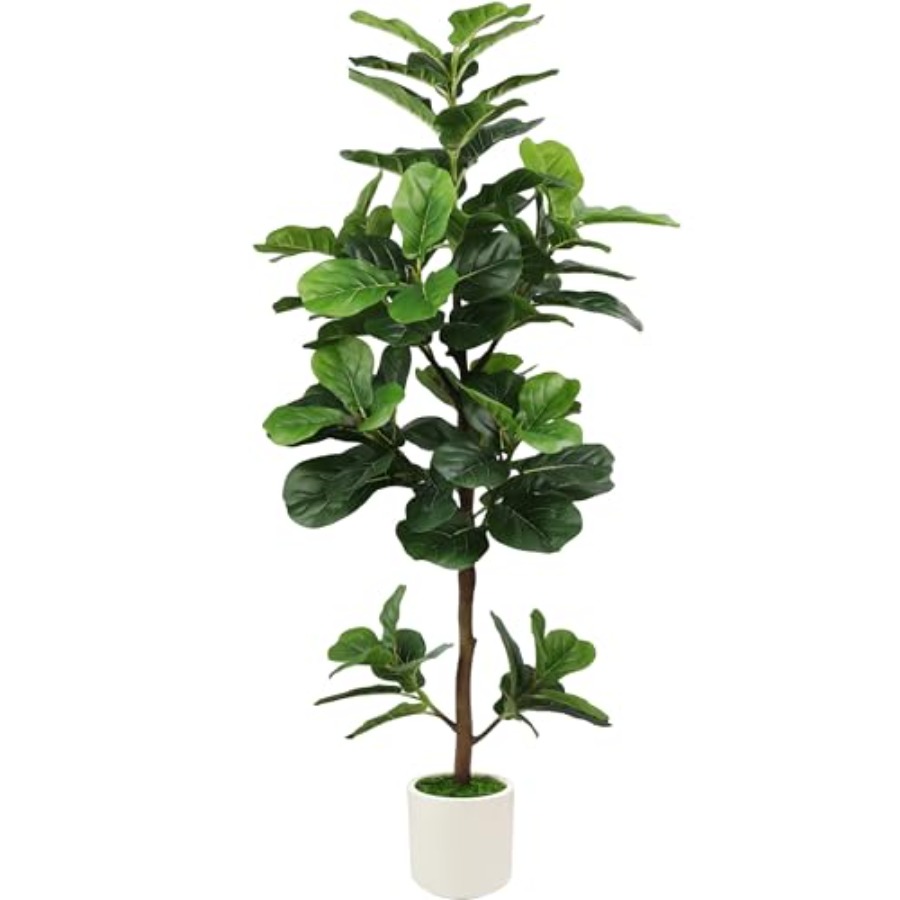 5Feet Artificial Fiddle Leaf F - Ficus Lyrata Tree ulasan dan harga