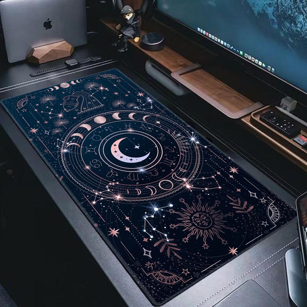 Night view Moon Star Mouse Pad - Tradescantia Purple ulasan dan harga