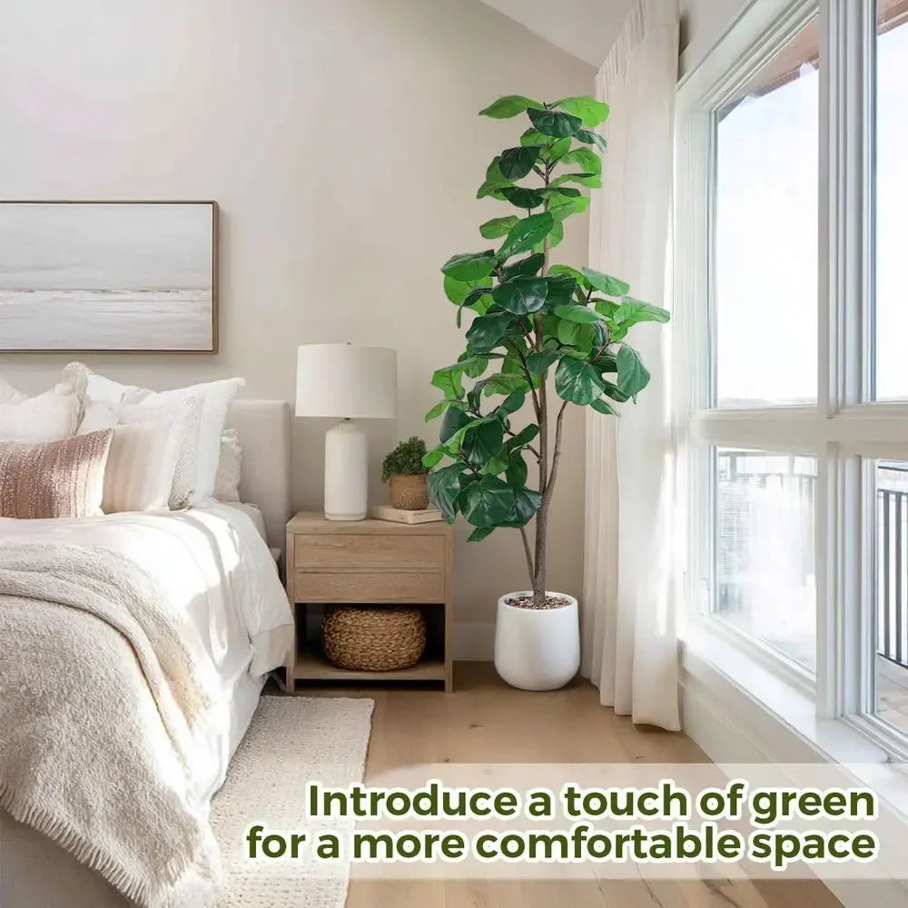 Artificial Large Ficus Lyrata  - Ficus Lyrata Tree ulasan dan harga