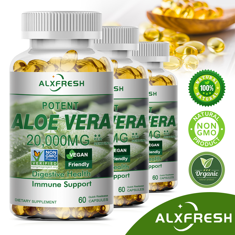 Aloe Vera Capsules Improve Dig - Aloe Vera Pot ulasan dan harga