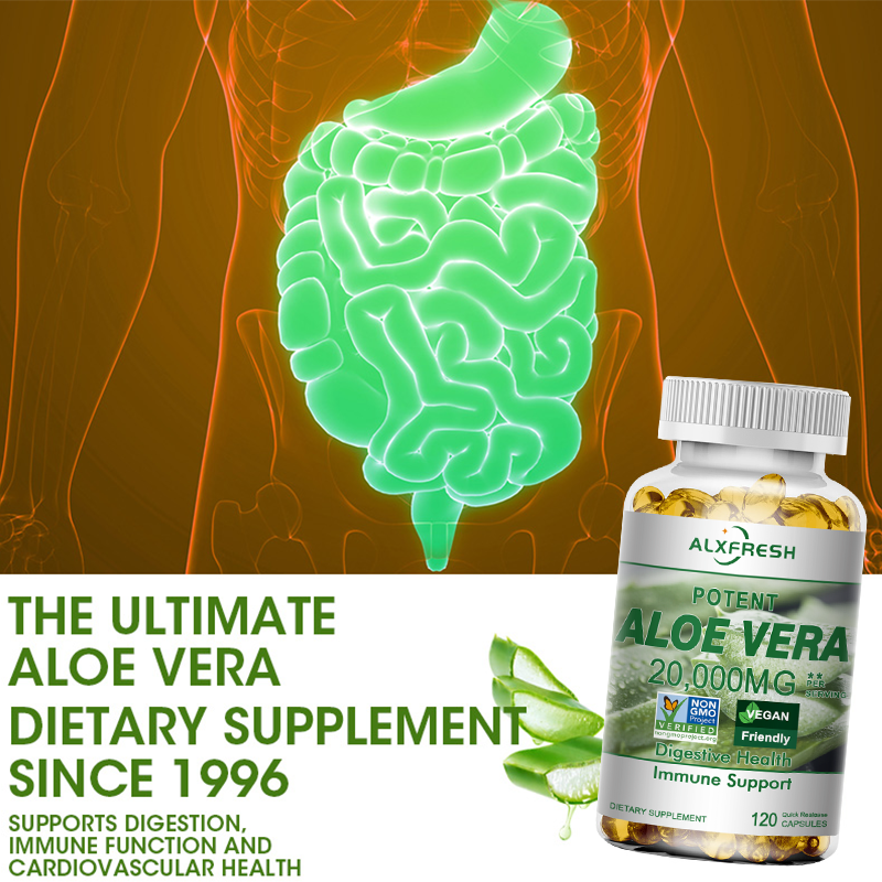 Aloe Vera Capsules Improve Dig - Aloe Vera Pot ulasan dan harga