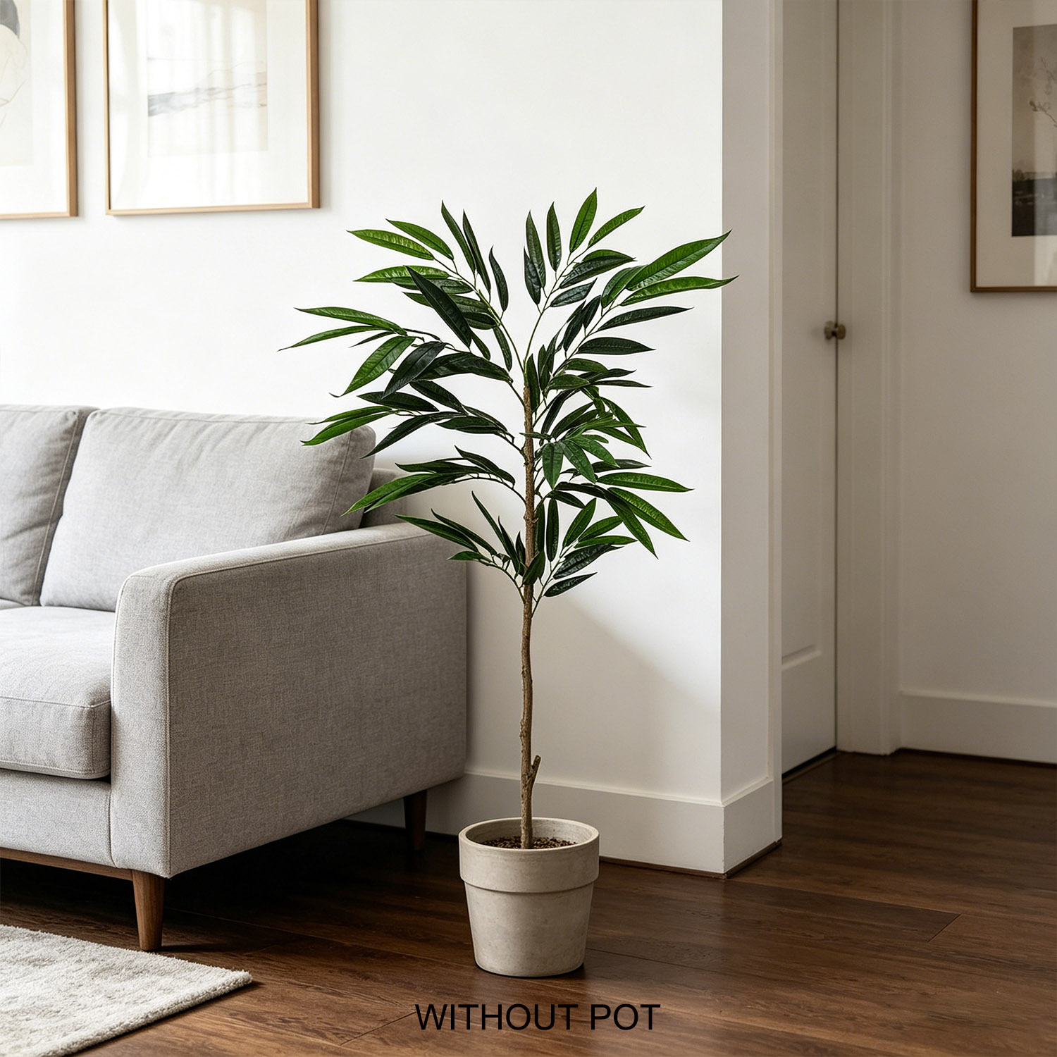65-210cm/6.9ft Artificial Will - Ficus Lyrata Tree ulasan dan harga